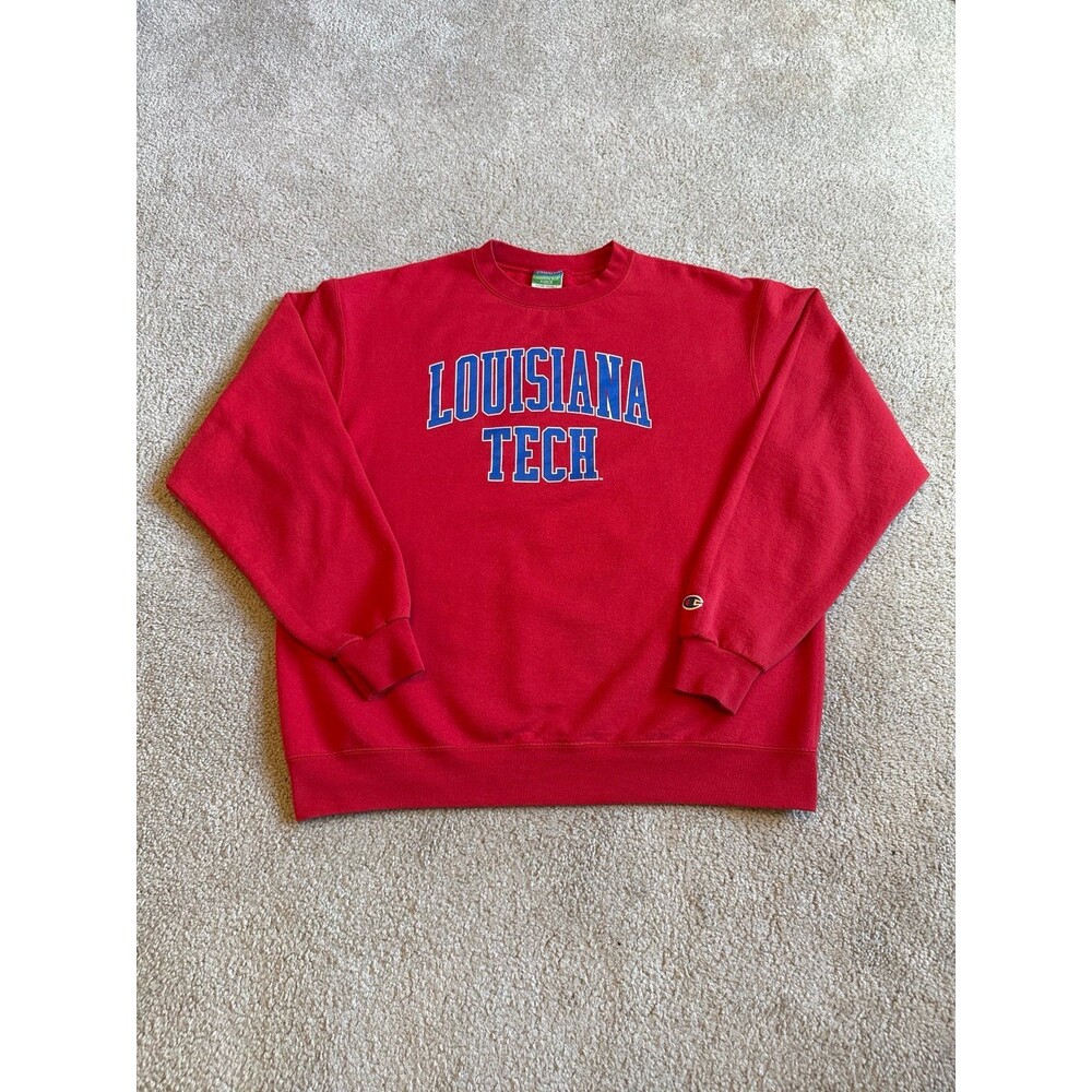 Louisiana Tech Bulldogs Unisex Crewneck Sweatshirt Size Large